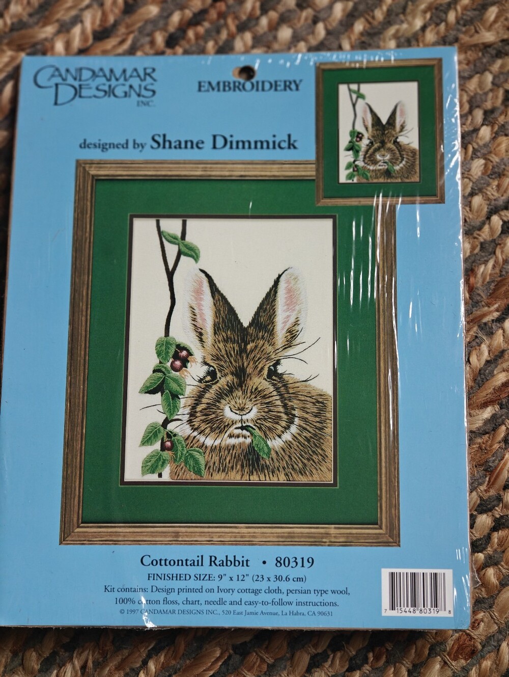 Creative Accents Cowboy Cats Counted Cross Stitch Kit vintage everything include